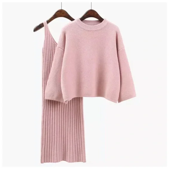 💜 Handmade Luxury Soft Sweater Dress - Picture 6 of 10